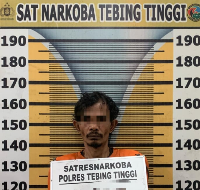 Sat Resnarkoba Polres Tebing Tinggi Ringkus Pengedar Sabu