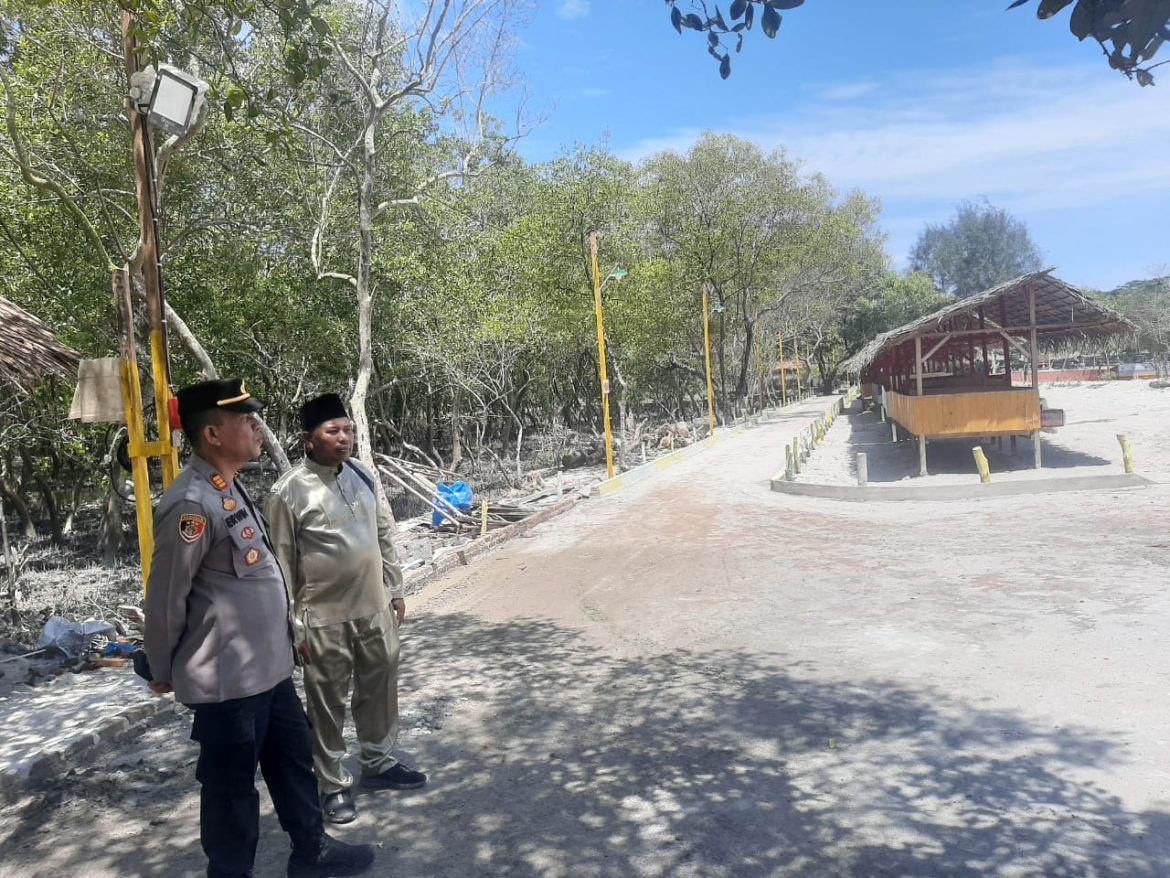 Lebaran Kedua, Polres Sergai Cek Sejumlah Objek Wisata Pantai