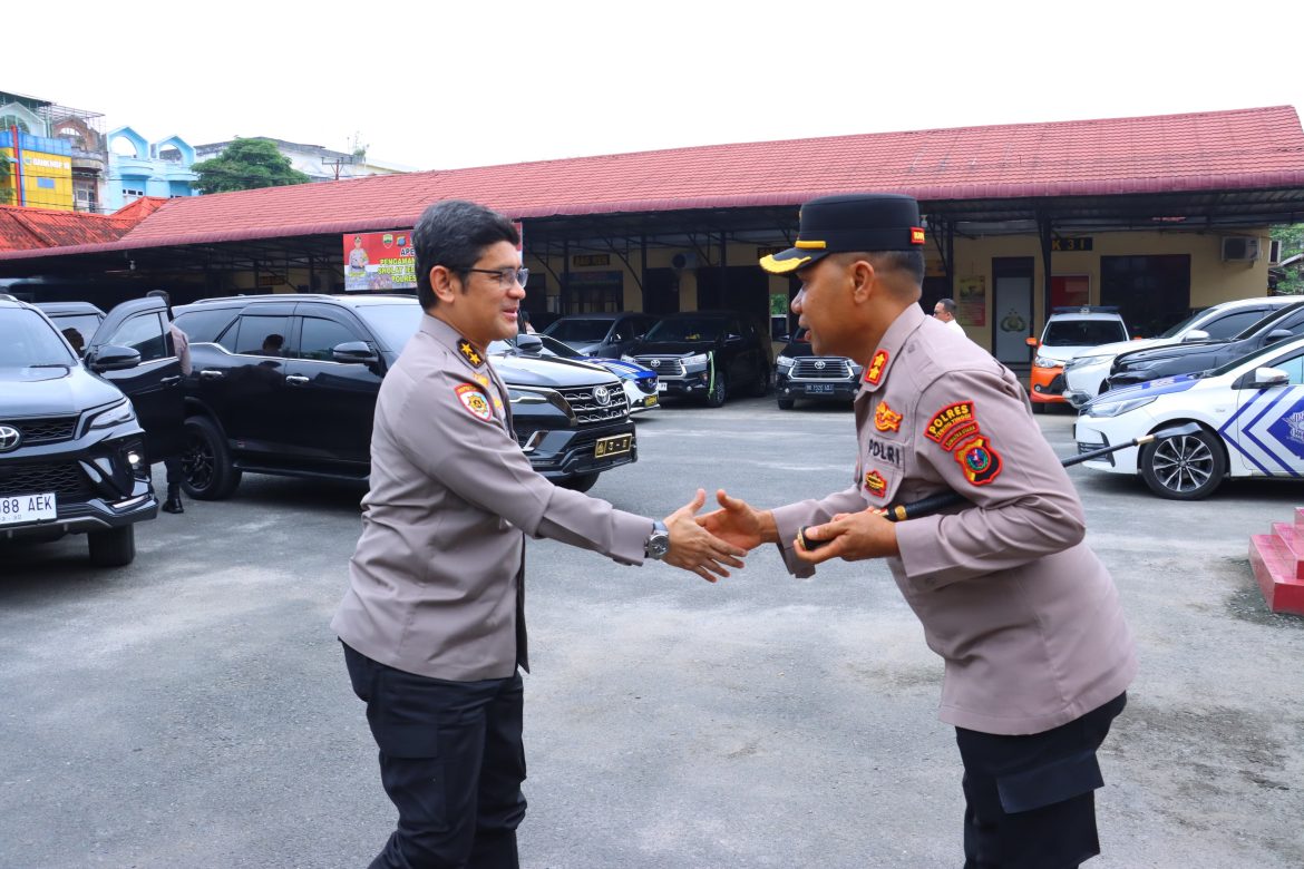 Kapolres Tebing Tinggi Terima Kunjungan Itwasum Polri dalam Rangka Pengawasan Ops Ketupat Toba 2025