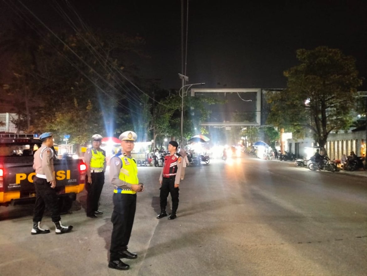 Polres Tebing Tinggi Patroli Blue Light, Ciptakan Rasa Aman di Malam Hari