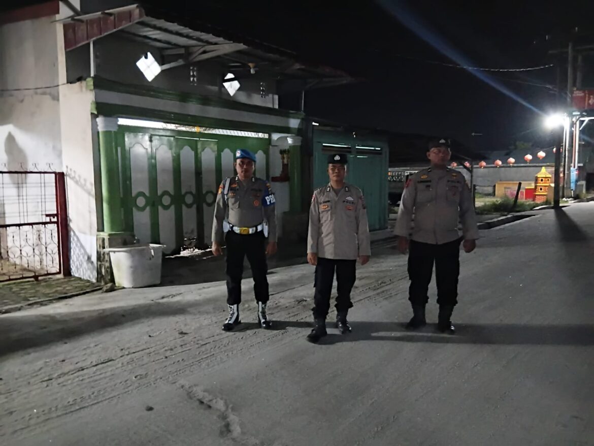 Polsek Medang Deras Patroli Antisipasi Geng Motor Disejumlah Lokasi