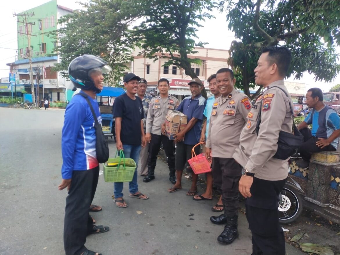 Wujud Kepedulian Kamtibmas, Sat Binmas Polres Tebing Tinggi Sambangi Warga