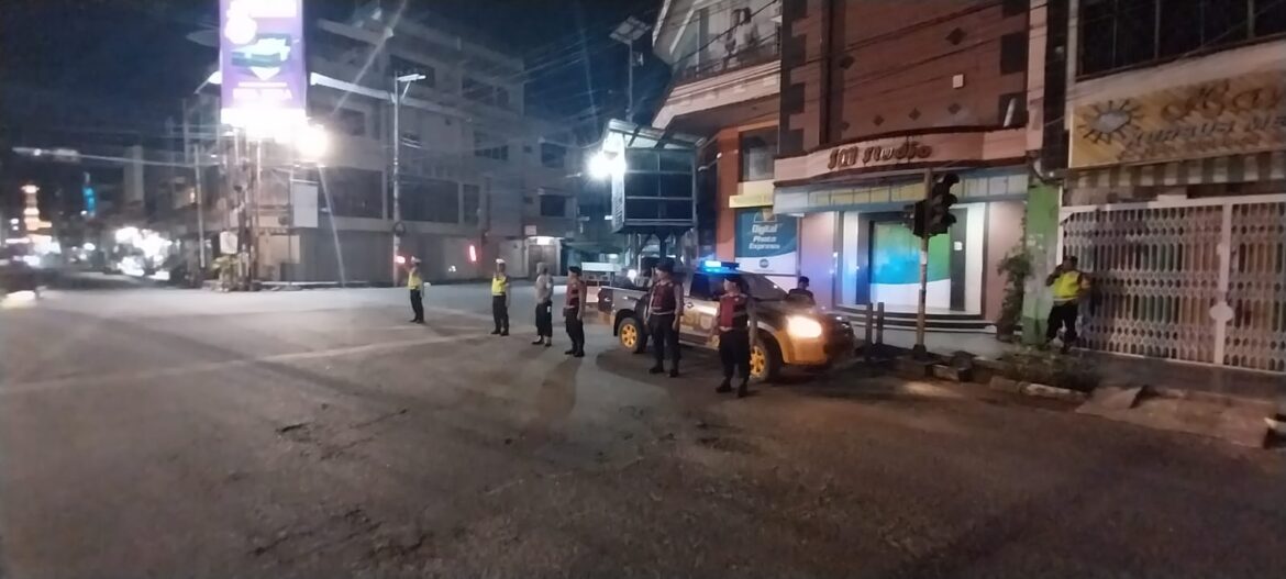 Antisipasi Tindak Kejahatan, Polres Tebing Tinggi Patroli Blue Light