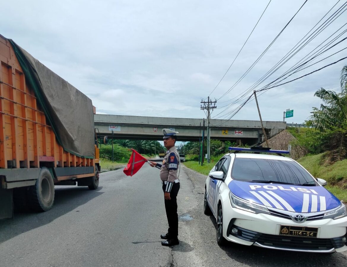 Patroli Sore Sat Lantas Polres Batu Bara Pastikan Kelancaran Arus Lalulintas