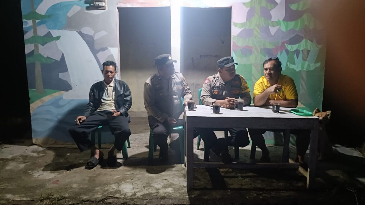 Polres Pakpak Bharat Ajak Masyarakat Ciptakan Kamtibmas Bersama Lewat Siskamling