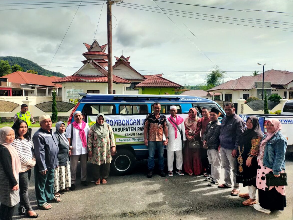 Polres Pakpak Bharat Pengamanan Dan Pengawalan Pelepasan Jemaah Haji