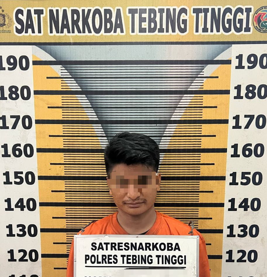 Residivis Narkotika Kembali Ditangkap Sat Resnarkoba Polres Tebing Tinggi