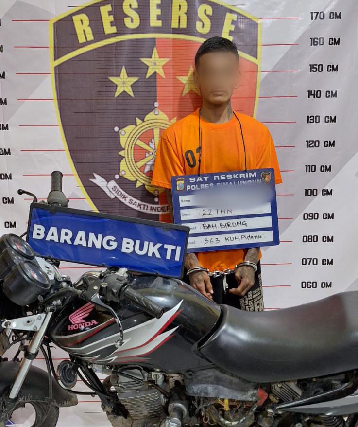 Unit Jatanras Polres Simalungun Bekuk Pelaku Pencurian Sepeda Motor, Satu Tersangka Masih Buron