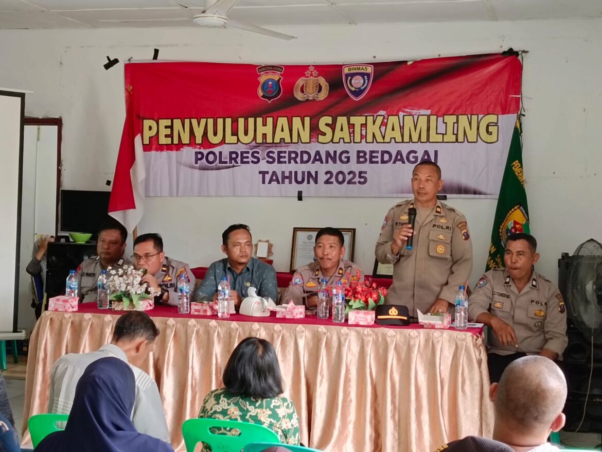 Polres Sergai Gencarkan Penyuluhan Hukum dan Perangi Aksi Premanisme