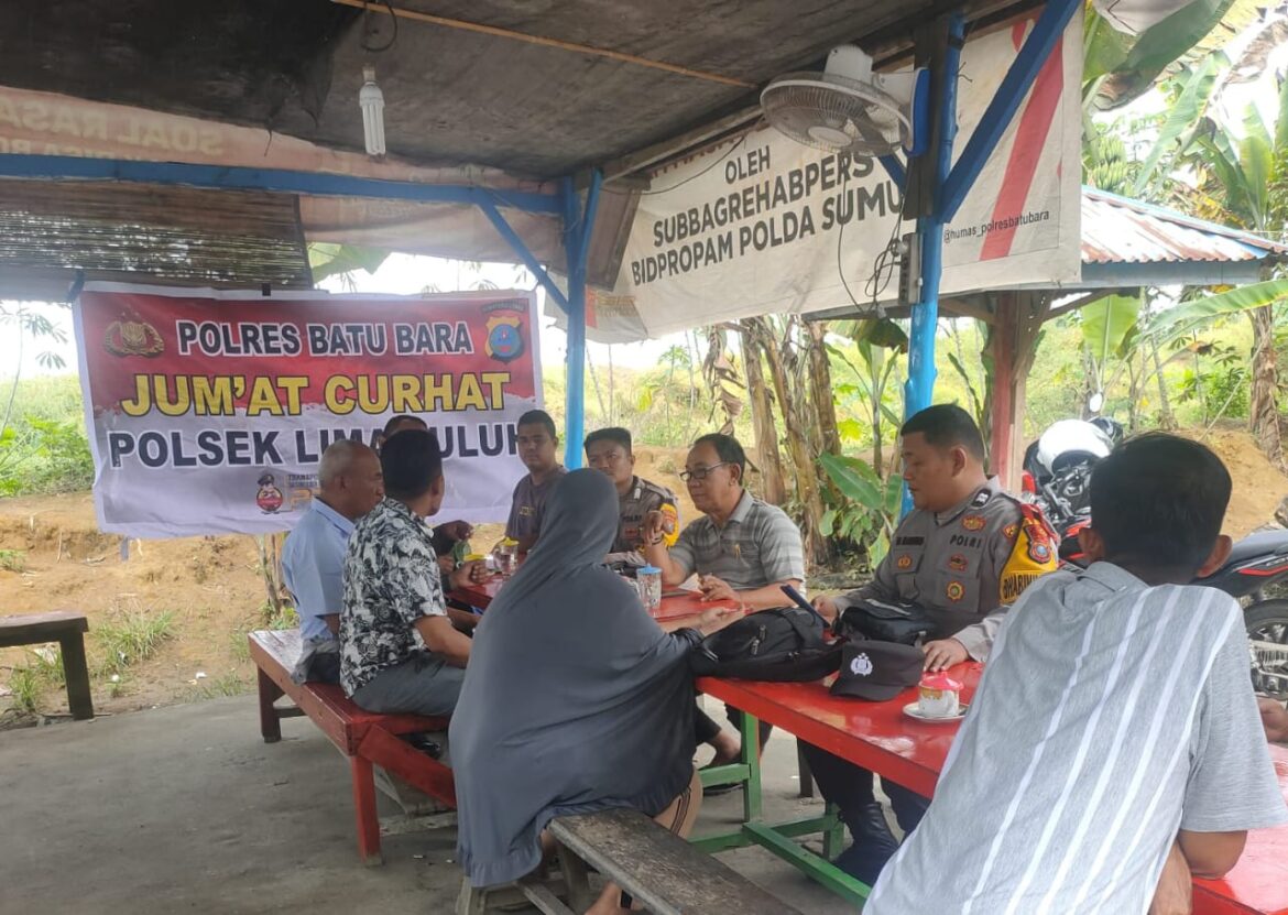 Polsek Lima Puluh Tampung Aspirasi Lewat Jumat Curhat