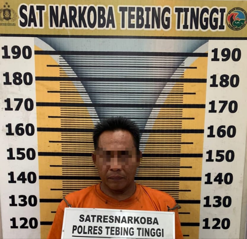 Sat Resnarkoba Polres Tebing Tinggi Bekuk Pengedar Sabu di Paya Pasir