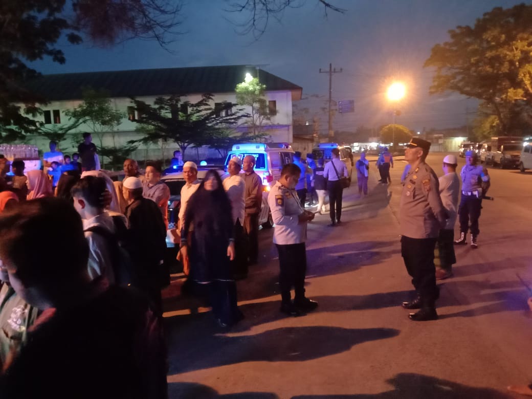 Wakapolres Tebing Tinggi Hadiri Pelepasan 116 Calon Jamaah Haji Kloter 16 Tahun 1446 H / 2025 M