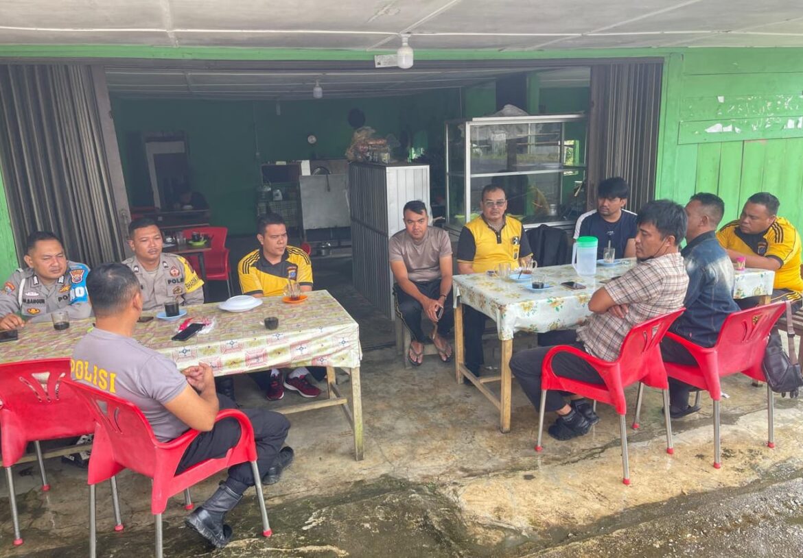 Polsek Sukaramai Gelar Coffee Morning Bahas Situasi Kamtibmas