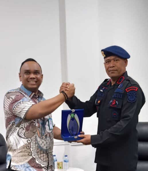 Tingkatkan Silaturahmi Danyon C Pelopor Sat Brimob Polda Sumut Kunker Ke Kantor Walikota Padang Sidempuan