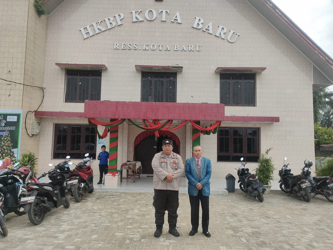 Polsek Padang Hulu Patroli Pengamanan di Sejumlah Gereja