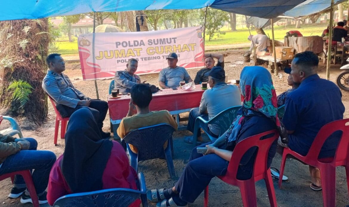Polsek Dolok Merawan Jalin Kedekatan dengan Warga Lewat Jum’at Curhat