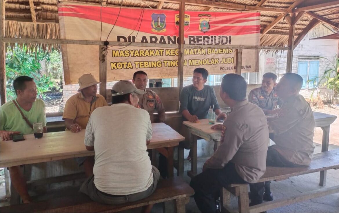 Sat Binmas Polres Tebing Tinggi Ajak Warga Ciptakan Kondusifitas Kamtibmas