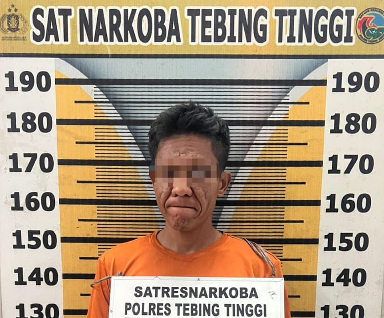 Satresnarkoba Polres Tebing Tinggi Tangkap Pemilik Sabu di Gang Jati