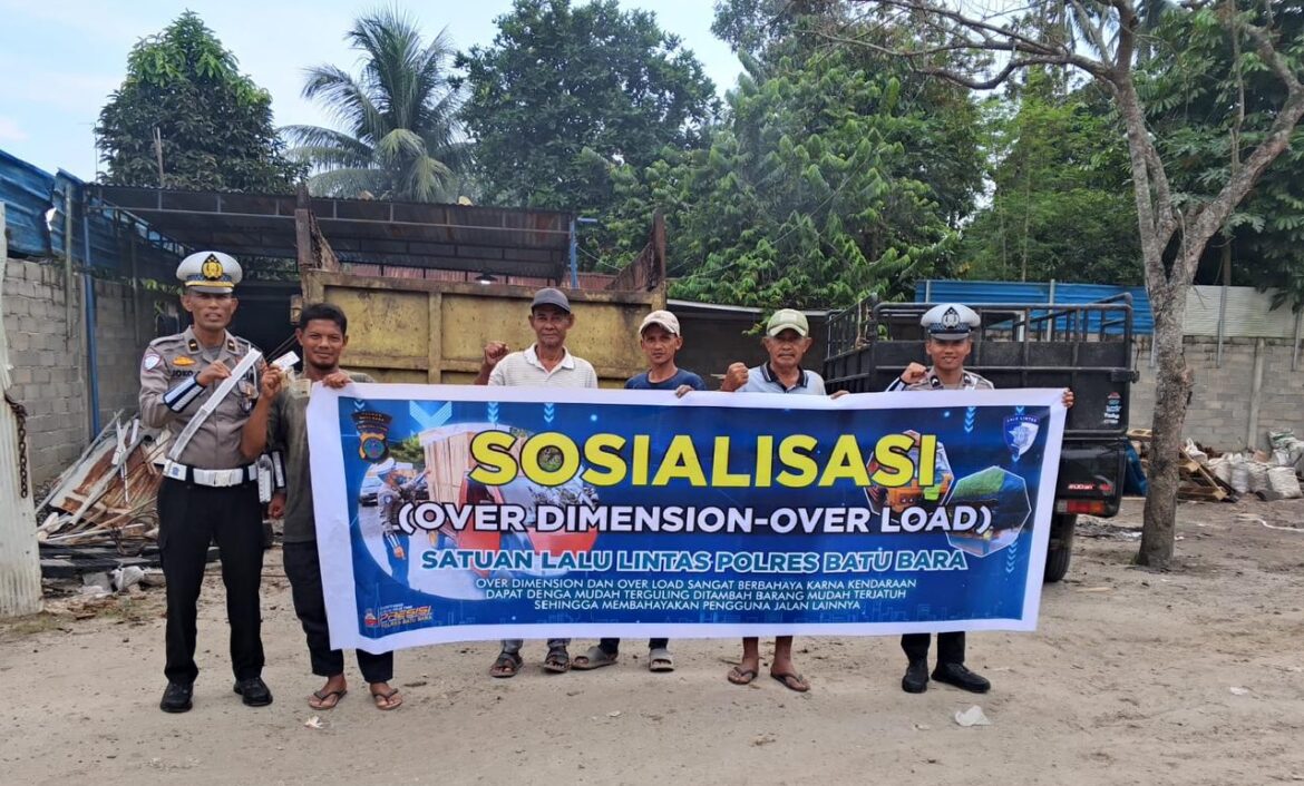 Sat Lantas Polres Batu Bara Sosialisasi ODOL