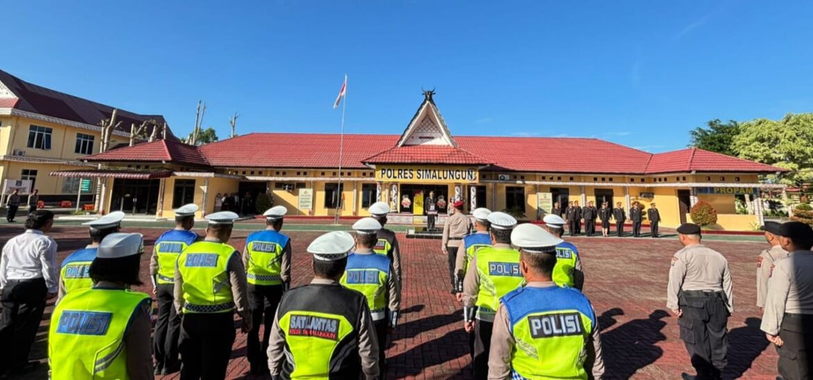 Polres Simalungun Gelar Upacara Khidmat Peringati Hari Lahir Pancasila, Perkuat Komitmen Pancasilais di Tubuh Polri