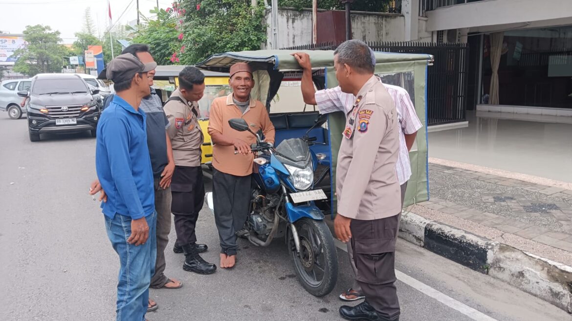 Polres Tebing Tinggi Ajak Komunitas Betor Tertib Berlalulintas