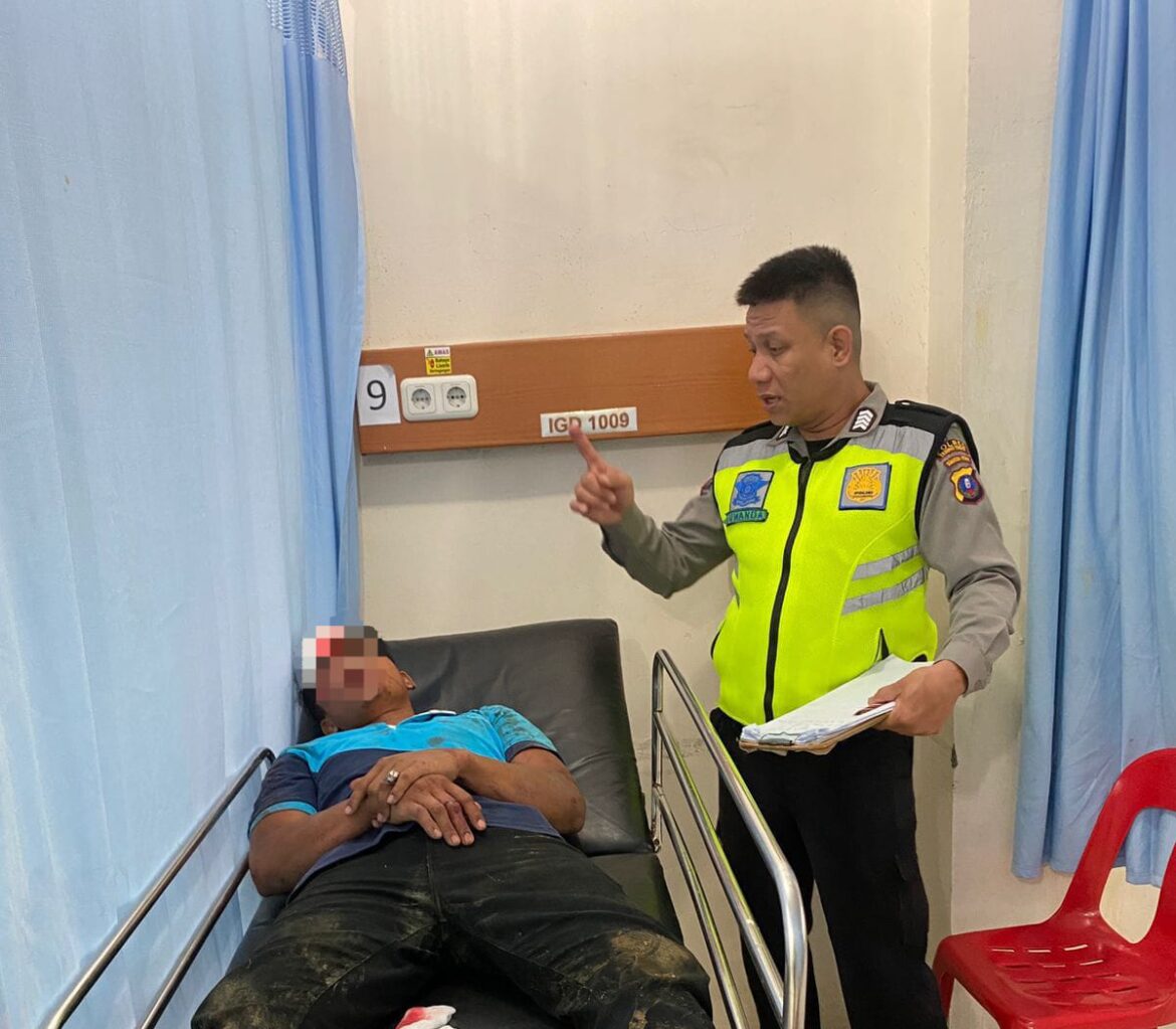 Melalui Call Center 110 Polres Tebing Tinggi, Warga Laporkan Laka Lantas