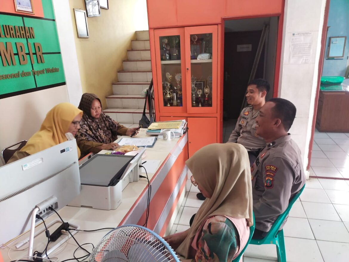 Kasat Binmas Polres Tebing Tinggi Ajak Pihak Kelurahan Bersinergi Jaga Kamtibmas