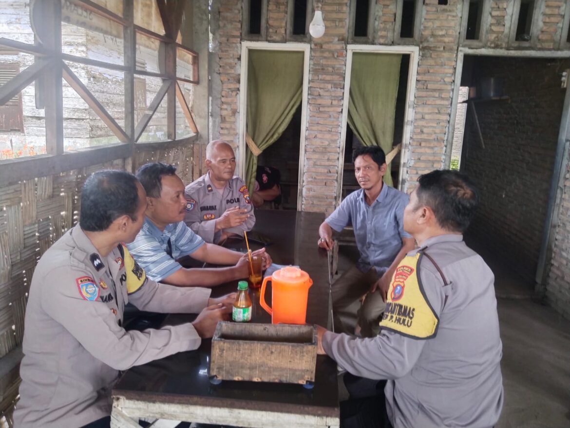 Polres Tebing Tinggi Sambangi Tokoh Pemuda, Ingatkan Warga Jaga Kamtibmas
