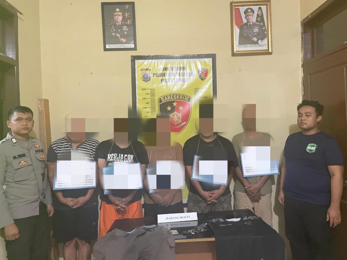 Luar Biasa Polsek Sibolga Sambas Tangkap Lima Pelaku Penganiayaan