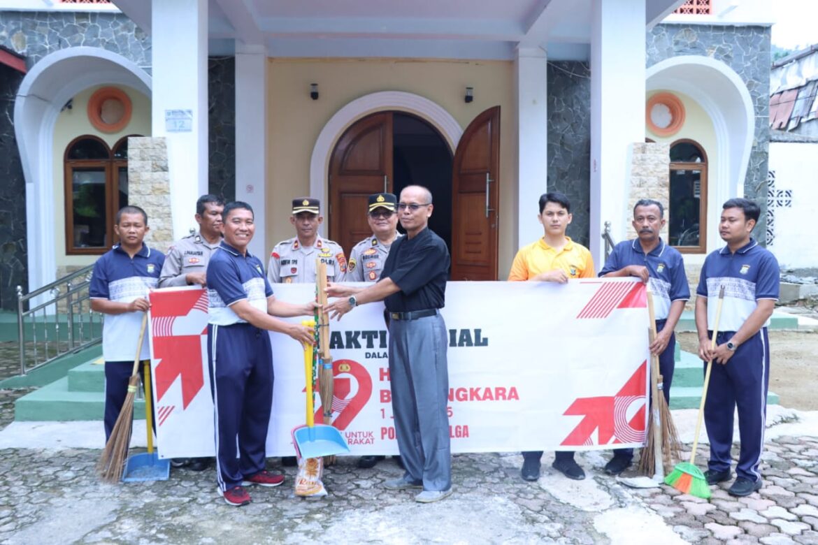 Polres Sibolga Gelar Bakti Sosial Sambut Hari Bhayangkara Ke-79
