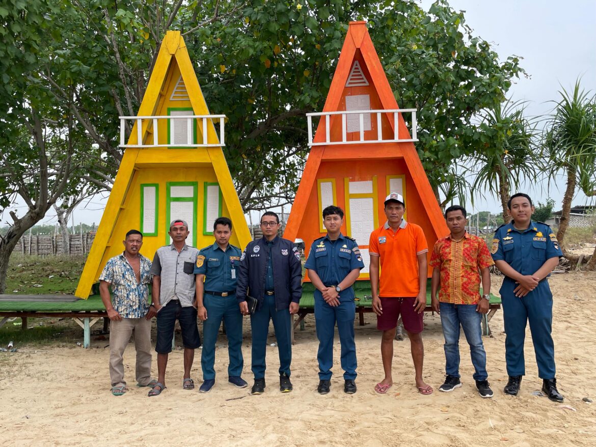 SYAHBANDAR TELAGA BIRU GERAK CEPAT TERKAIT ISU BUAYA  DI PESISIR PANTAI