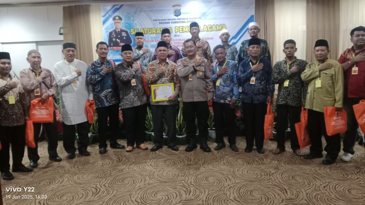 Silaturahmi Da’i Kamtibmas dan Pemuka Agama Sumut, Polres Tebing Tinggi Tegaskan Tolak Hoaks