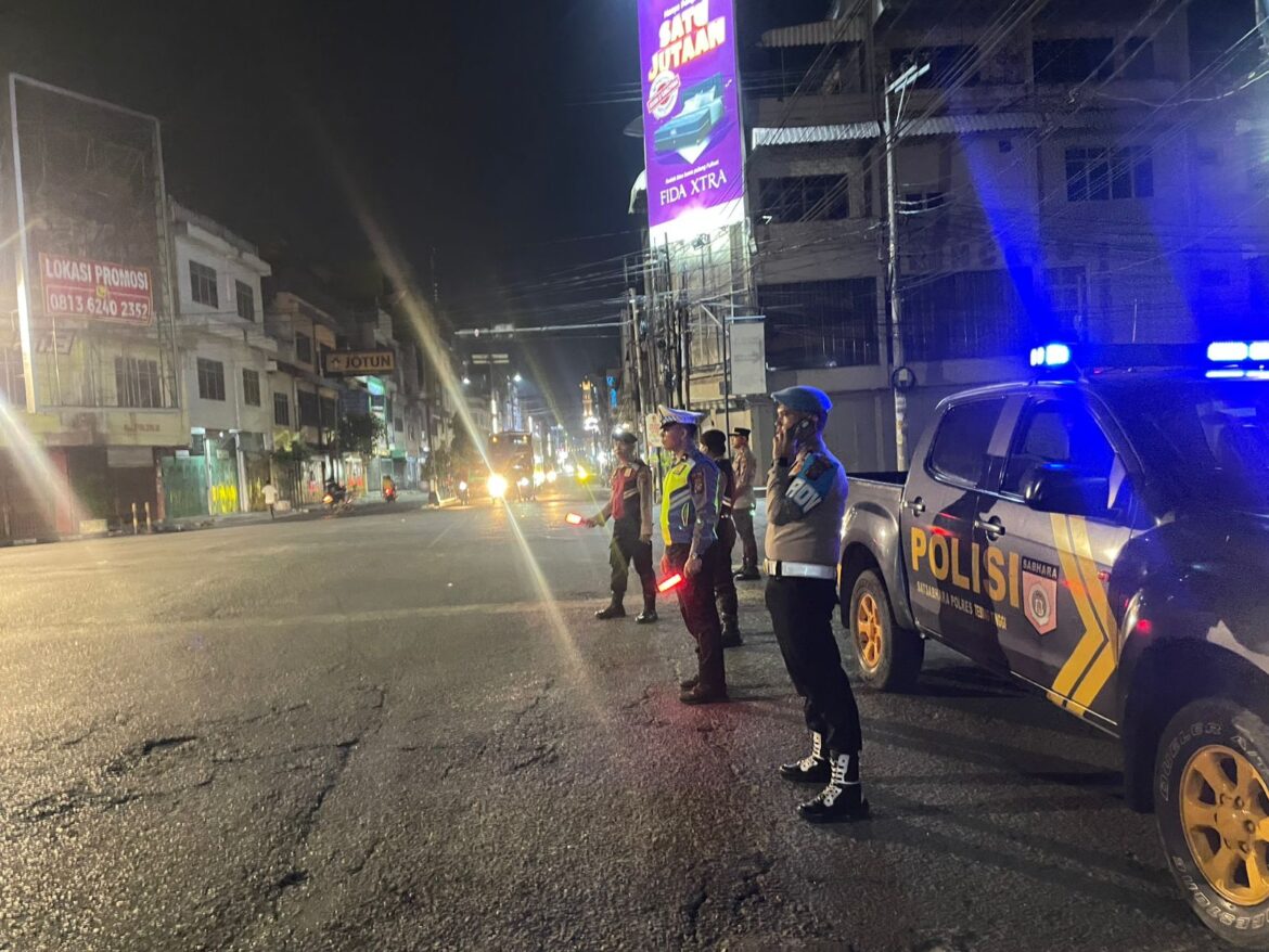 Berantas Geng Motor dan Balap Liar, Polres Tebing Tinggi Patroli Wilayah