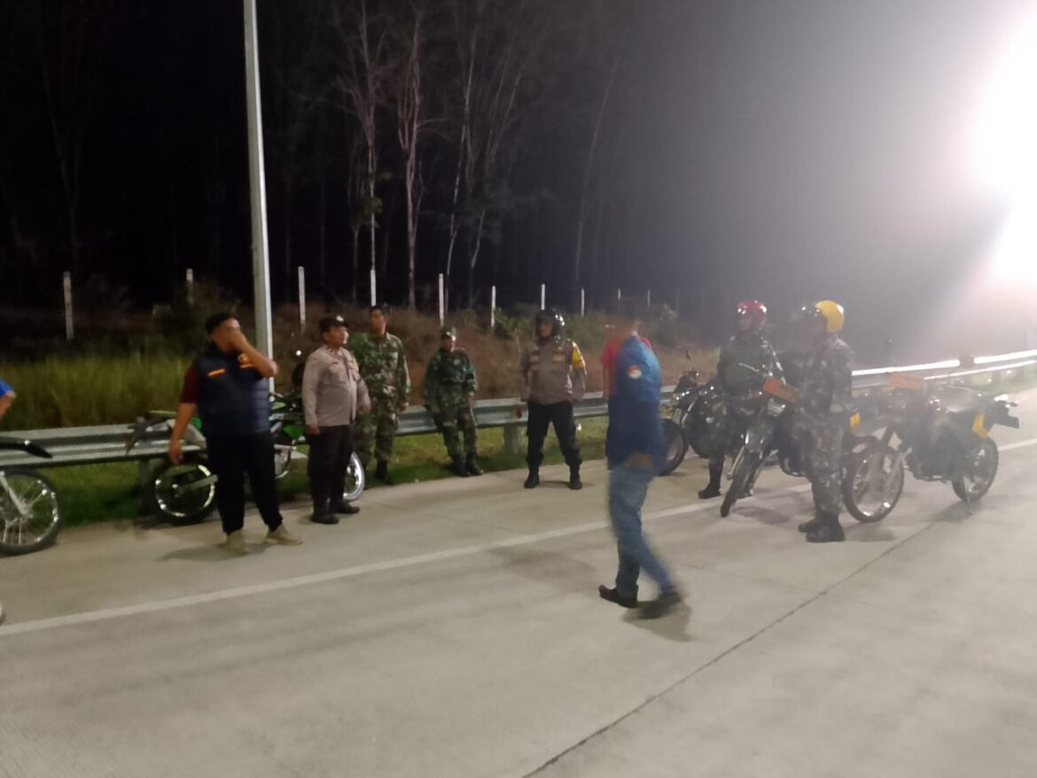 Patroli Gabungan Polres Tebing Tinggi Antisipasi Tawuran, Amankan 6 Sepeda Motor
