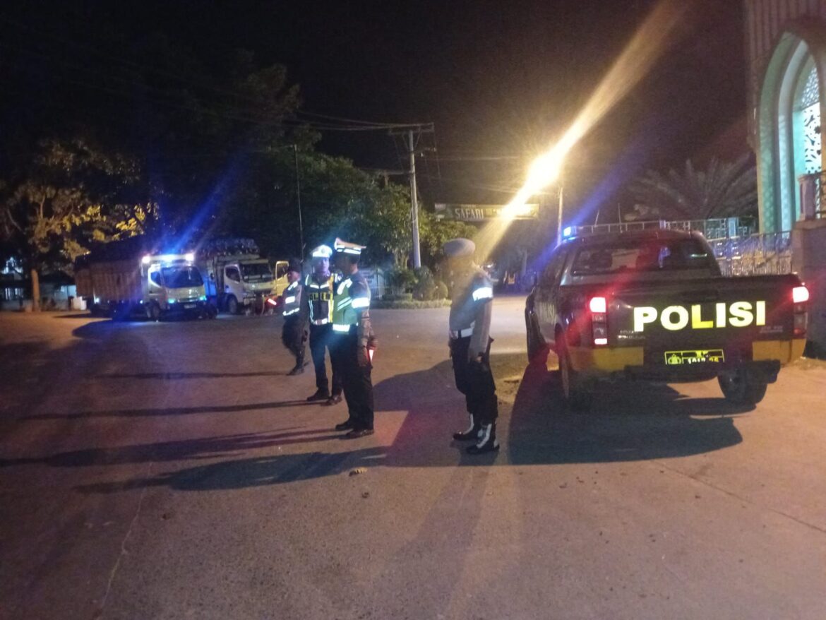 Polres Tebing Tinggi Gelar Patroli Antisipasi Geng Motor dan Balap Liar