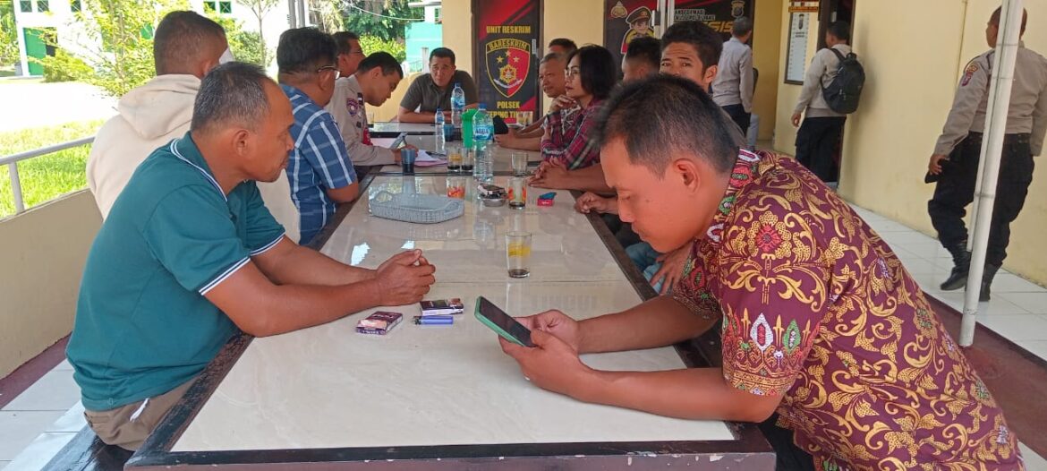 Polsek Tebing Tinggi Mediasi Kasus Penganiayaan, Pihak Terlibat Sepakat Berdamai