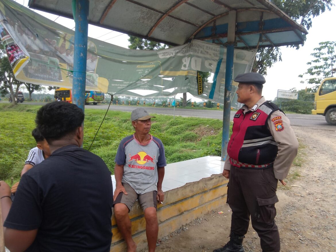 Sat Samapta Polres Batu Bara Cooling System di Desa Antara