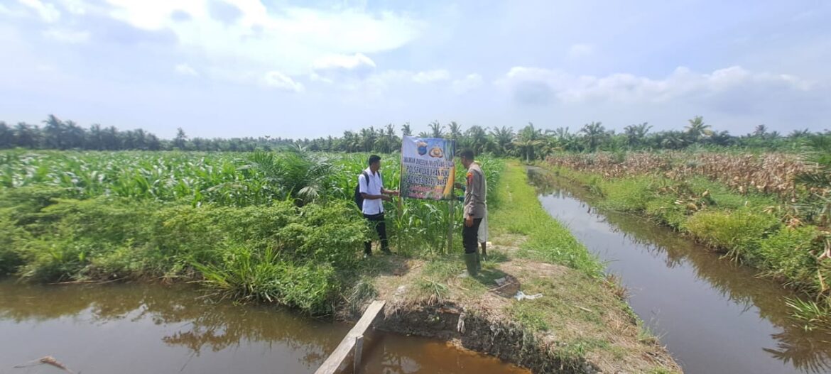 Polsek Labuhan Ruku Koordinasi Lahan Ketahanan Pangan