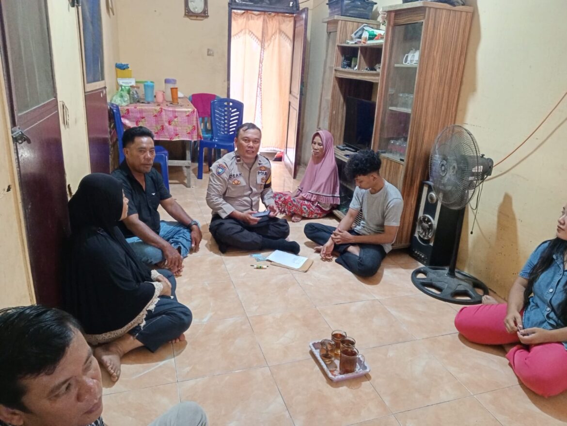 Polsek Padang Hilir Mediasi Perkelahian Antar Anak di Jalan Ahmad Bilal