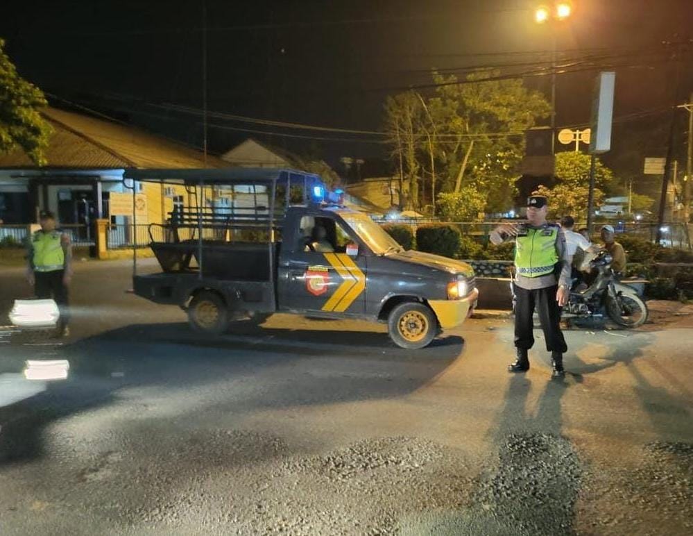 Polsek Rambutan Intensifkan Patroli Blue Light, Cegah Kriminalitas Dimalam Hari