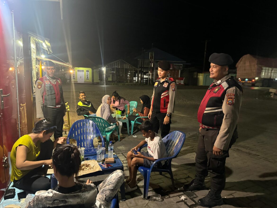 Sambang dan Cooling System Sat Samapta Polres Batu Bara Sampaikan Pesan Kamtibmas