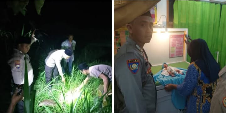 Warga Dusun Bundan Desa Ketapang Barat Temukan Bayi di Area Persawahan
