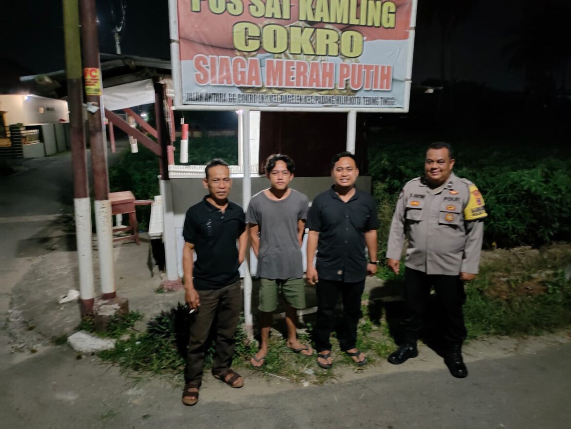 Cek Poskamling di Bagelen, Polsek Padang Hilir Himbau Masyarakat