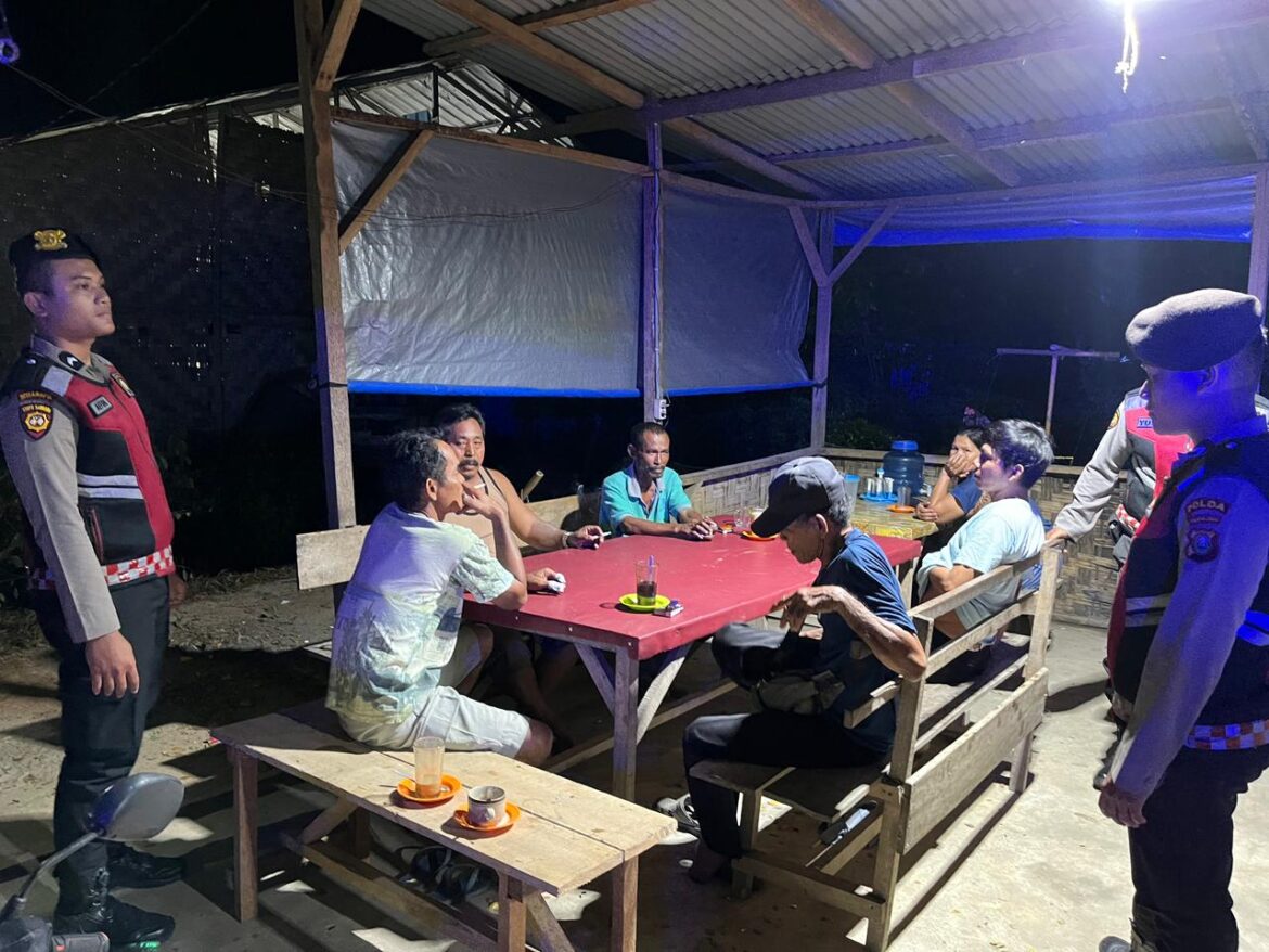 Sat Samapta Polres Batu Bara Himbau Kamtibmas Malam Hari