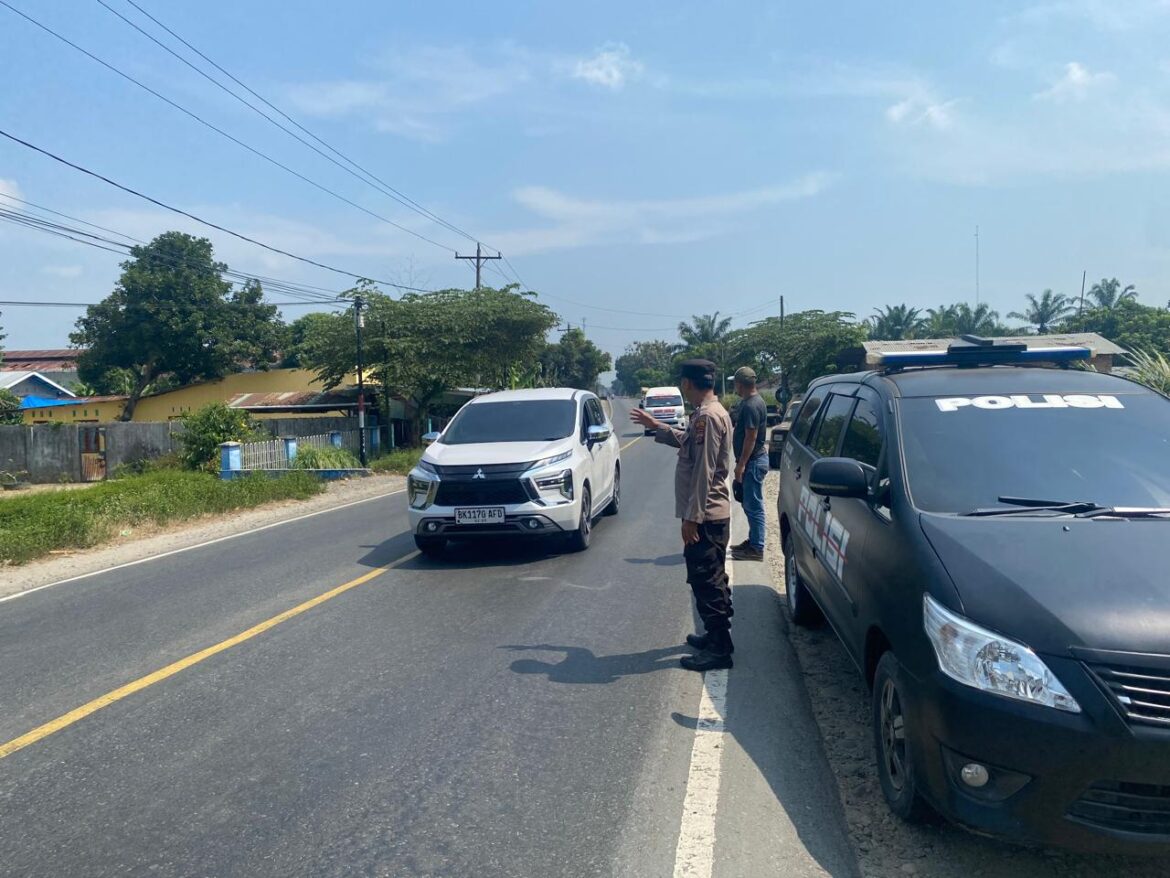 Patroli Polsek Tebing Tinggi Antisipasi Kriminalitas dan Kemacetan Lalulintas