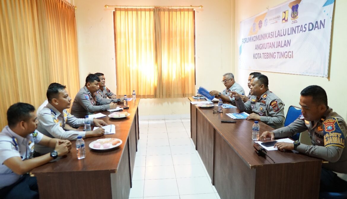 Satlantas Polres Tebing Tinggi Gelar Forum LLAJ, Bahas Langkah Kendaraan ODOL