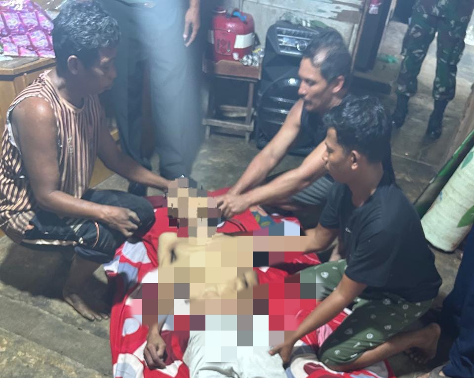 Polres Sergai Olah TKP Temuan Pria Gantung Diri