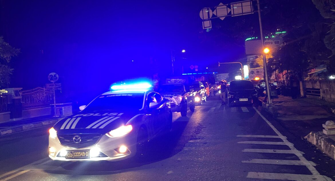 Polres Tebing Tinggi Kawal Pawai Malam Takbiran Idul Adha 1446 H
