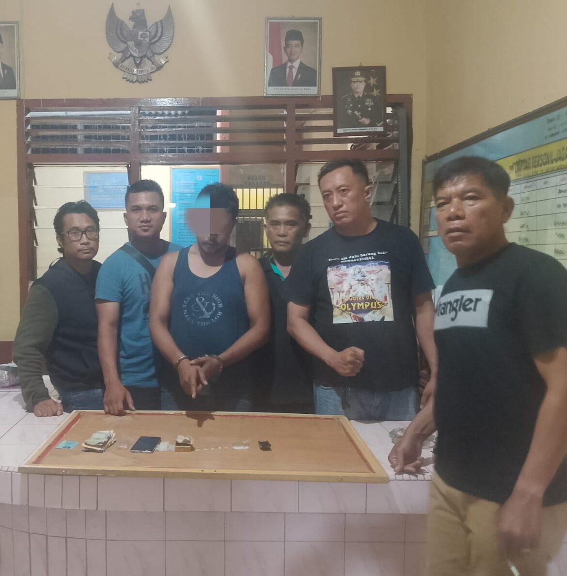 Tindaklanjuti Informasi Masyarakat Polsek Bangun Ringkus Pelaku Narkoba di Dolok Hataran