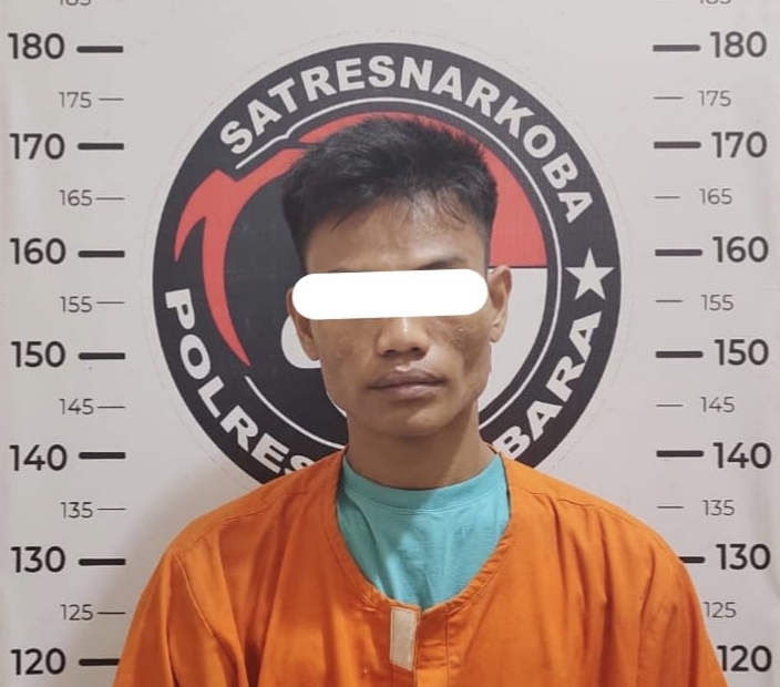 Main Sabu, H Dijebloskan ke Jeruji Sat Narkoba Polres Batu Bara